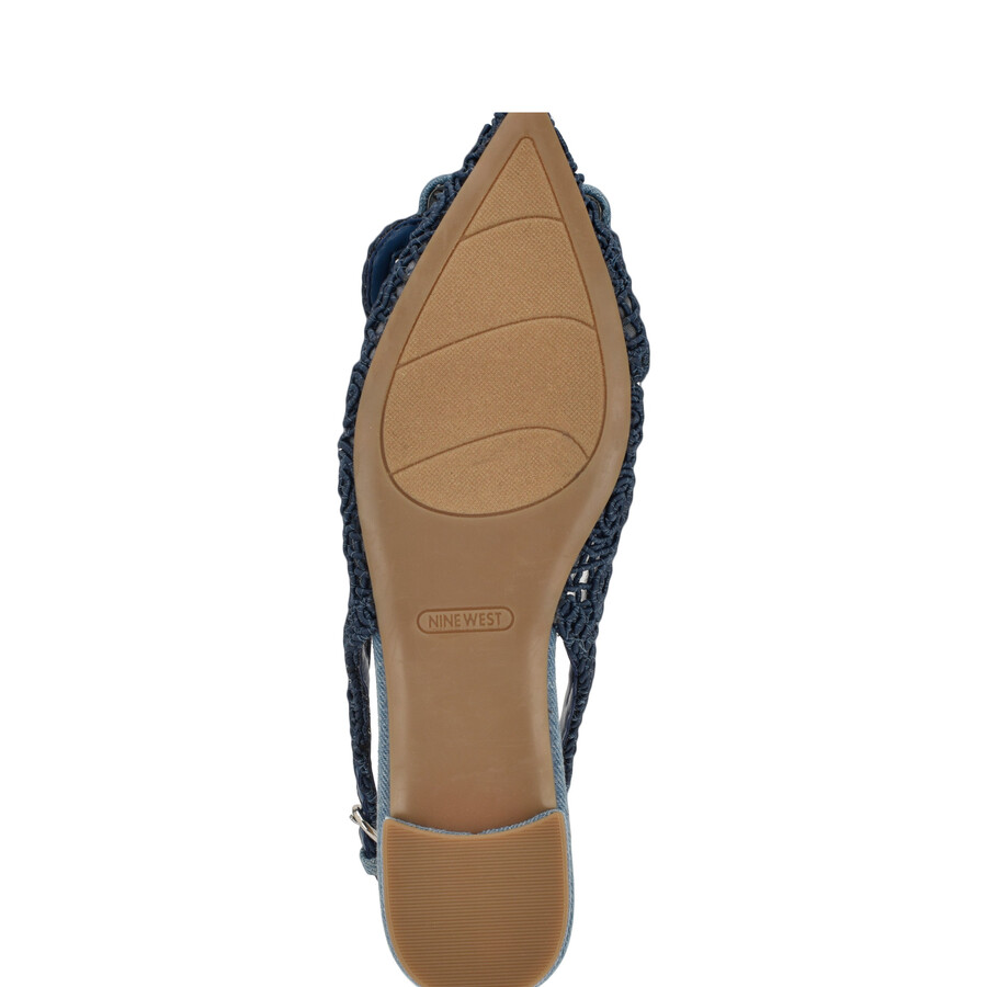 jasser – gewebte slingback-ballerinas