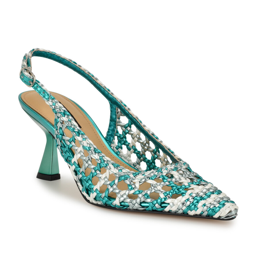 madalene gewebte slingbacks
