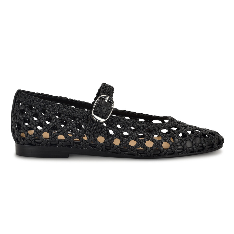 halie gewebte mary jane-ballerinas