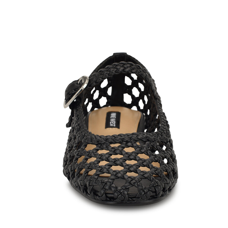 halie gewebte mary jane-ballerinas